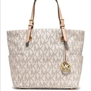 Michael Kors Jet Set Tote - Vanilla